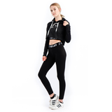 Cropped Hoodie Black