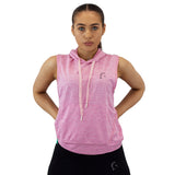 Sleeveless Hoodie Pink