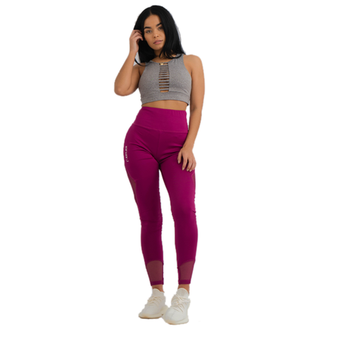 Lux Lace Leggings Purple