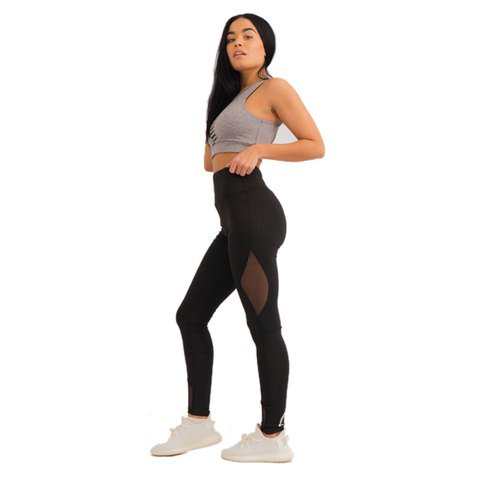 Lux Lace Leggings Black