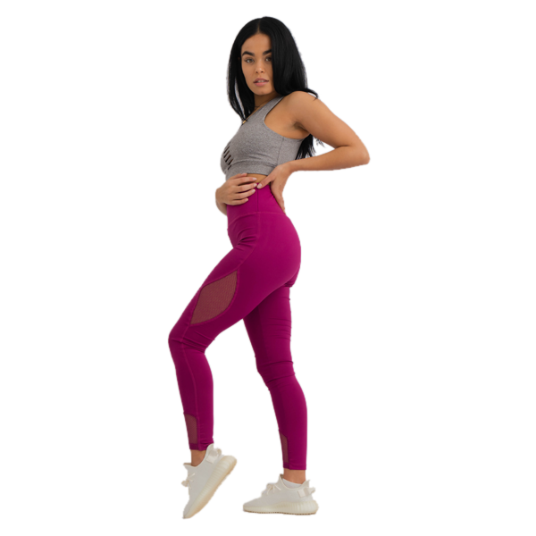 Lux Lace Leggings Purple