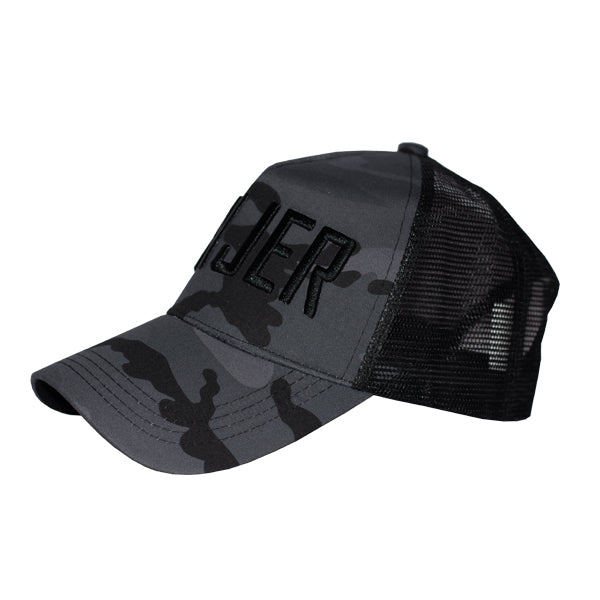 Camo Mesh Trucker Cap Grey