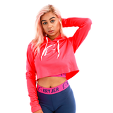 Cropped Hoodie Pink