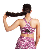 Camo Sports Bra Pink