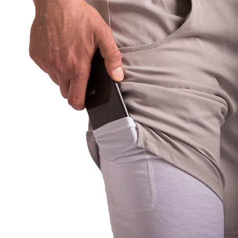 Drive Running Shorts+ Stone