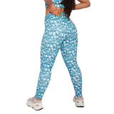 Camo Leggings Blue