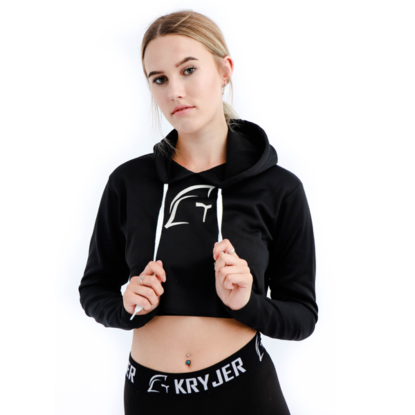 Cropped Hoodie Black