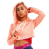 Cropped Hoodie Peach