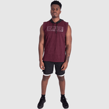 Box Fit Top Burgundy