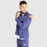 Signature Zip Hoodie Mystic Blue