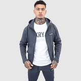 Signature Zip Hoodie Grey