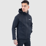 Signature Zip Hoodie Black